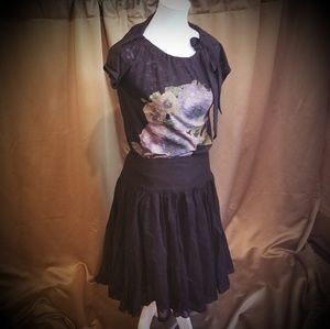 Lux fit & flare skirt